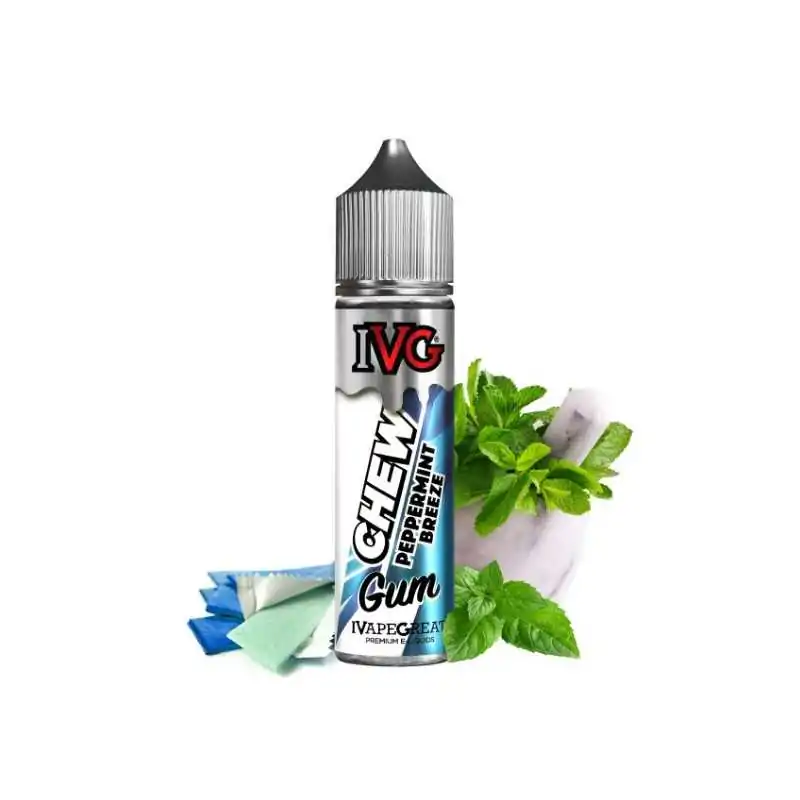 Peppermint Breeze von I VG Chew Gum - 0mg 50ml ShortfillI VG Chew Gum - Peppermint Breeze 0mg 50ml ShortfillGeschmack:&nbsp;•Peppermint Breeze E-Liquid by&nbsp;I VG Chew Gum is mint lovers dream with a combination of fresh mint flavours combined with juicy bubblegum to produce a medley of flavours and an intense fragrance.&nbsp;Pfefferminz Kaugummi70% vg / 30% pgInhalt: 50ml in einer 60ml Flasche (Platz für 10ml Nikotinshot)Made in UK7845I VG (I Vape Great) Premium Liquids16,90&nbsp;CHFsmoke-shop.ch16,90&nbsp;CHF