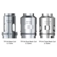Verdampferköpfe TFV16 Mesh (3 Stück) vers. Ohm - SmokVerdampferköpfe TFV16 Mesh (3 Stück) vers. Ohm - SmokLieferumfang: 3x Verdampferkop Dual Mesh für reichhaltigen Dampf und GeschmackKonzipiert für den Einsatz zwischen 100 und 120 W (bessere Leistung zwischen 100-120 Watt )0.12. Ω Dual Mesh / 0.15 Triple Mesh / 0.17 Mesh / 0.2 Concial Mesh 8099Smoketech15,90 CHFsmoke-shop.ch15,90 CHF