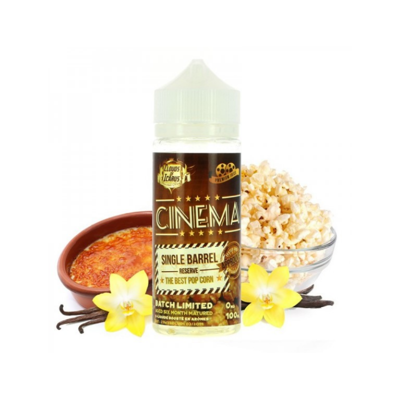 LIMITED EDITION: Cinema Reserve 100ml of Icarus CloudNur für kurze Zeit:1x Cinema Reserve 100ml of Icarus Cloud Reference: Limitierte VersionSINGEL BARREL 6 Monate gereift Geschmack:  Vanilla , Creme Brûlée und Popcorn Caramel Available in 0mgLimited edition of the famous Cinema of Cloud of Icarus in an already steeppée version of 6 months! 4594clouds of icarus24,10 CHFsmoke-shop.ch24,10 CHF