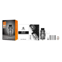 GEEKVAPE - Z - SUBOHM TANK 5 ml (Zeus Tank)GEEKVAPE - Z - SUBOHM TANK 5 mlDimension: 26 * 42.5mm(Not including Drip tip)Capacity: 5ml (Spare glass tube 3.5ml)Filling method: Top fillDrip tip type: 810 Drip tipResistance: 0.4ohm Mesh Z1 KA1 coil(60-70W);0.2ohm Mesh Z2 KA1 coil(70-80W)(Pre-installed)8371geekvape28,00 CHFsmoke-shop.ch28,00 CHF