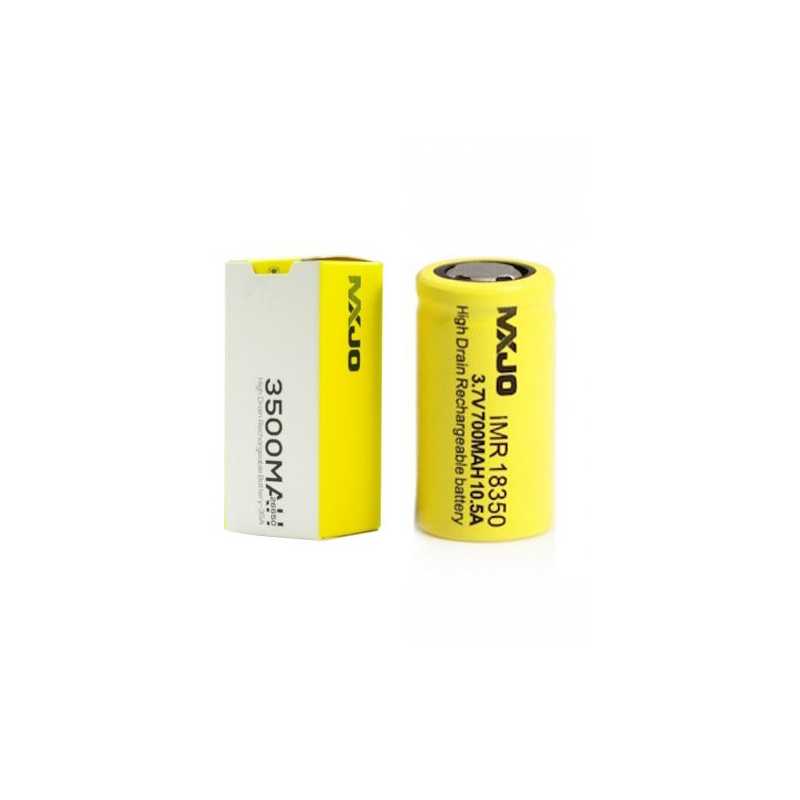MXJO INR18350 700mAh - 10.5 A 18350 BatterieLieferumfang: 1x MXJO INR18350 700mAh - 10.5 AGröße: 18350Spannung: 3,6 VKapazität: 700 mAhHöhe: 35 mmDurchmesser: 18,1 mmGewicht: 26 gWiederaufladbar: Ja8496MXJO Batterien7,50 CHFsmoke-shop.ch7,50 CHF