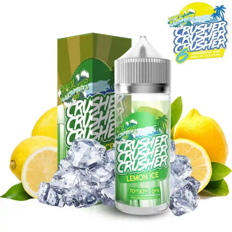 Crusher E-Liquid - Lemon Ice 0 mg 100 ml UKLieferumfang: Crusher E-Liquid - Lemon Ice 0 mg 100 mlSo kann der Sommer kommen. Genieße das Lemon Ice von Crusher direkt unter den Palmen an einem weißen Strand. Crusher gibt Dir die Erfrischung an einem heißen Urlaubstag. Dieses Feeling, kannst Du Dank dem Lemon Ice nun auch im Altag genießen. Crusher E-Liquid - Lemon Ice ist ein herrlich frisches und kühles Sorbet aus spritzigen, frischen Zitronen. Die perfekte Erfrischung ala CrusherAroma: Zitrone, FrischeInhalt: 100 ml überdosiert in einer 120 ml PlastikflascheMischungsverhältnis: 70% VG / 30% PGInhaltsstoffe: Propylenglycol, Glycerin, versch. Aromen, Wasser8535Crusher E-LIquid22,90 CHFsmoke-shop.ch22,90 CHF