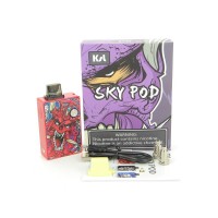 Kit Sky Pod 1000mah 2.5ml KSL inkl. Nord CoilsDas Sky Pod Kit ist ein All-in-One-System in einem rechteckigen und kompakten Format mit Seitentüren im bunten "Bad Boys"-Design.Das Sky Pod Kit hat eine 2,5ml Kartusche mit austauschbaren Widerständen von 0,6Ω in Mesh oder 1,6Ω.Das Sky Pod Kit wird von einem integrierten 1000mAh Akku für den direkten Betrieb der Ausgangsspannung mit Tastenaktivierung versorgt.8571KSL Vapor15,90 CHFsmoke-shop.ch15,90 CHF