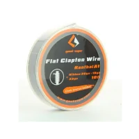 3 Meter Flat Clapton Wire Kanthal A1 (26GA x 18GA) +32 GA GeekVapeLieferumfang:  3 Meter Clapton Wire ()26GA x 18GA) +32 GA von Geek VapeMaterial: Kanthal A1GeekVape Kanthal A1 Flat Clapton 2617geekvape2,70 CHFsmoke-shop.ch2,70 CHF