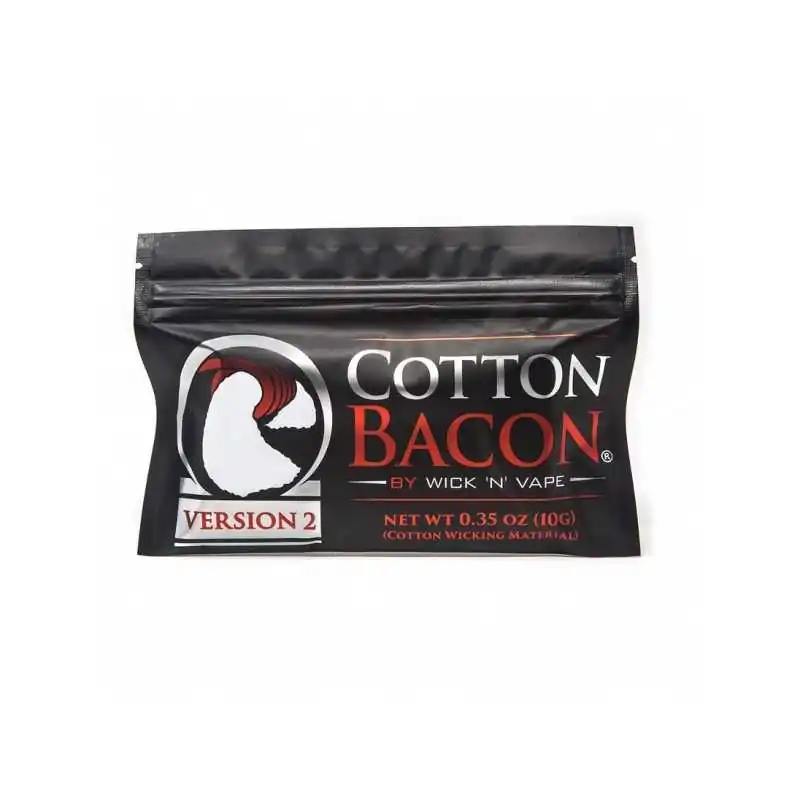 Cotton Bacon V2 - Version 2 - by Wick'n'Vape SpezialwatteLieferumfang: 10 Wattepads Cotton Bacon Version 2.0 1913Cotton Bacon6,50 CHFsmoke-shop.ch6,50 CHF Cotton Bacon V2 - Version 2 - by Wick'n'Vape SpezialwatteLieferumfang: 10 Wattepads Cotton Bacon Version 2.0 1913Cotton Bacon6,50 CHFsmoke-shop.ch6,50 CHF