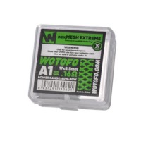 Wotofo - NexMesh Extreme A1 (0.16 Ohm - 17x8.5mm)Wotofo - NexMesh Extreme A1 Wotofo - NexMesh Extreme A1 (0.16 Ohm - 17x8.5mm)Das nexMesh Extreme A1 ist ein herkömmliches, gewebtes Siebgewebe, das Turbo A1 ein quadratisch gelochtes Siebplättchen und das Chill A1 ist mit einer gestanzten Wabenstruktur versehen. Turbo und Chill besitzen an den Seiten ungestanzte/ungelochte Streifen, die für den perfekten Kontakt mit den Polen sorgen. Zudem sind die Seiten glatt, wodurch das Einziehen der Watte besonders einfach gelingt.Die hier angebotenen Wotofo nexMESH Extreme Coils A1 sind mit einem Widerstand von 0,16 Ohm für das DL-Dampfen geeignet und können in einem Leistungsspektrum von 60 bis 80 Watt verwendet werden, wobei Wotofo einen Leistungsbereich von 70 bis 75 Watt empfiehlt.EigenschaftenMaterial: A1Widerstand: 0,16 OhmLeistungsbereich: 60 - 80 Watt (empfohlen 70 - 75 Watt)für DL8691Wotofo 8,00 CHFsmoke-shop.ch8,00 CHF