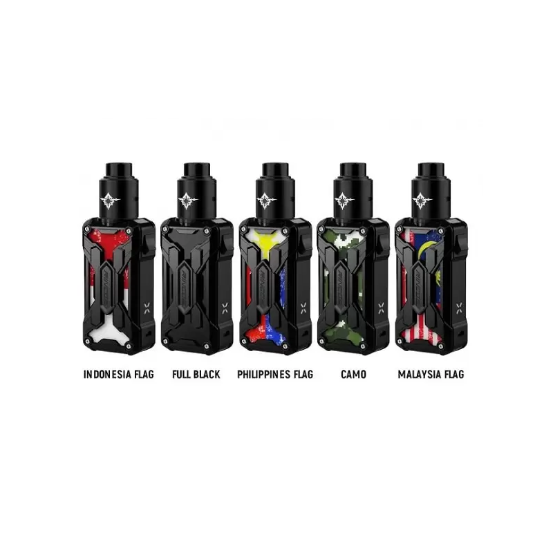 Rincoe Mechman Nano 90W Mod Box Mod mit Metis RDA1x Mechman TC Box Mod1x Metis RDA1x USB-Kabel2x Bedienungsanleitung1x Garantiekarte1x ZertifikatskarteZubehörMerkmale:Abmessungen: 53,8x 29,2x 90mmLeistung: 1- 90WWerkstoff(e): PC und LederTemperaturbereich: 100- 315°CBetrieben mit 1 Akku 18650 (nicht enthalten)Widerstandsbereich: 0,08-5 Ohm8733rincore30,00 CHFsmoke-shop.ch30,00 CHF