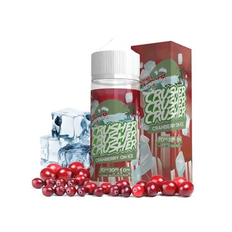 Crusher E-Liquid -Cranberry on Ice 0 mg 100 ml UKCrusher E-Liquid -Cranberry on Ice 0 mg 100 ml UKAroma:  CranberryInhalt: 100 ml überdosiert in einer 120 ml PlastikflascheMischungsverhältnis: 70% VG / 30% PGInhaltsstoffe: Propylenglycol, Glycerin, versch. Aromen, Wasser8767Crusher E-LIquid22,90 CHFsmoke-shop.ch22,90 CHF