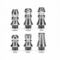 Kizoku Chess 510 Drip Tip - Schwarz / Edelstahl