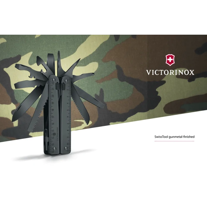 SwissTool Spirit XBS -Profi All-in-One Wickelwerkzeug -VictorinoxLieferumfang: 1x SwissTool Spirit XBS Gunmetal Finished Profi All-in-One Wickelwerkzeug von Viktorinox Schweiz1. Kombi-Spitzzange mit2. – Kapselpresser3. – Drahtschneider für dünne undweiche Drähte bis 40 HRC4. – Hartdraht-Schneider5. Schraubendreher 2 mm6. Dosenöffner mit7. – Schraubendreher 3 mm8. Kapselheber mit9. – Schraubendreher 6 mm10. – Kistenöffner11. – Drahtbieger12. grosse Klinge13. Schere14. Metallsäge mit15. – Metallfeile16. Holzsäge17. Stech-Bohrahle mit18. – Ziehhaken19. Phillips-Schraubendreher 1/220. Holzmeissel und -schaber mit21. – Drahtabisolierer und -schaber22. – Kabelmantel-Längsschneider23. – Kabelmantel-Querschneider24. Kupplung für Korkenzieher und25. Befestigungsöse26. Blattfeder mit Feder für jedes Werkzeug27. Entriegelungs-Schieber8788Stattqualm / Squape129,00&nbsp;CHFsmoke-shop.ch129,00&nbsp;CHF