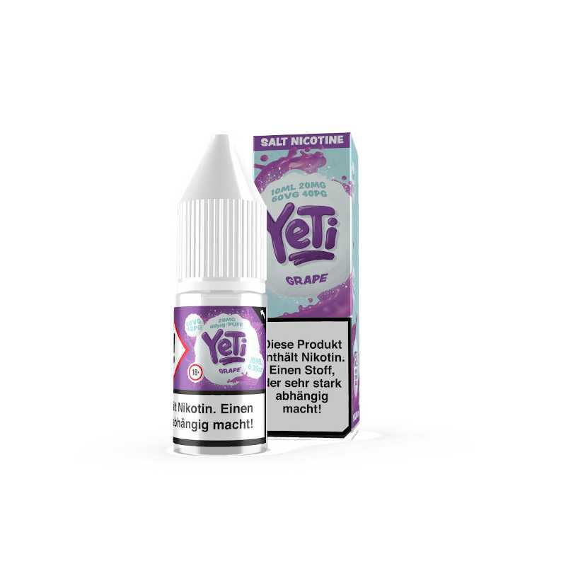 Yeti Nikotinsalz - Grape 20mg/ml 10ml - Yeti SaltLieferumfang: 1x Yeti Nikotinsalz - Grape 20mg/ml 10mlGeschmack: Grape Traube auf ICEMischungsverhältnis 60% VG / 40% PGInhalt: 10mlNikotinstärke: 20mg/mlSchnelle NikotinaufnahmeSanfteres Gefühl im Hals, trotz höherer Dosierungneutralerer GeschmackOptimal nutzbar für POD Systeme oder MTL Tanks8885Yeti E-Liquid UK6,90 CHFsmoke-shop.ch6,90 CHF