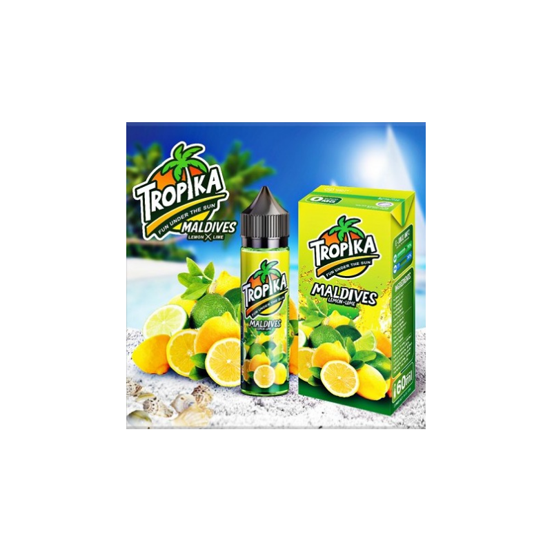 Tropika - Malediven 60 ml von 77 FlavaTropika - Maledives 60 ml von 77 FlavaGeschmack:  Limone und Zitrone in herrlich frischem Tropensturm gemixt ! COOL Perfekt , Paraisisch30/70 PG/VGVerwöhnen Sie Ihren Gaumen mit dem Geschmack fruchtig und frisch bei jedem Zug512977 Flava Liquids13,20 CHFsmoke-shop.ch13,20 CHF