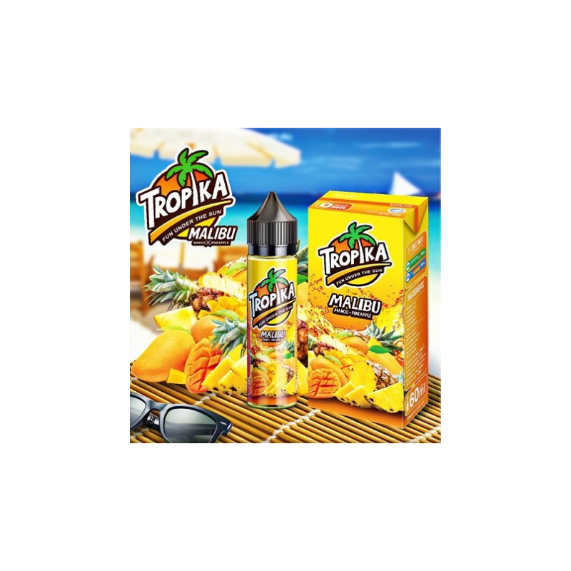 Tropika - Malibu 60 ml von 77 FlavaTropika - Malibu 60 ml von 77 FlavaGeschmack:  Ananas und herrlich frische Mango30/70 PG/VGVerwöhnen Sie Ihren Gaumen mit dem Geschmack fruchtig und frisch bei jedem Zug512977 Flava Liquids6,60 CHFsmoke-shop.ch6,60 CHF