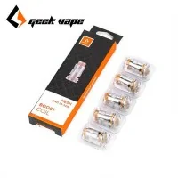 Aegis B Coil Boost Formula - (B-Series) Verdampferköpfe Mesh von GeekvapeLieferumfang1 x 5er Pack GeekVape Aegis Boost Coils 0.6/0.4 ohm auswählbarDie Coils sind mit KA1 als Mesh Coils bestückt und weisen einen Widerstand von 0,6 Ohm auf. Die Verdampferköpfe sind für 20 Watt bis 25 Watt geeignetTechnische DatenMaterial: KA1Widerstand: 0,6 Ohm oder 0.4 ohmLeistungsbereich: 20 Watt-25 WattPassend für folgende Verdampfer: GeekVape Aegis Boost Kit und GeekVape Aegis Boost PodGeekVape Aegis Boost Plus Pod Kit und GeekVape Aegis Boost Plus PodGeekVape Aegis Boost Pro Pod Kit (bei Verwendung des Aegis Boost Plus Pods)GeekVape Aegis Hero Pod Kit (=Aegis 45) und GeekVape Aegis Hero PodGeekVape Z Nano VerdampferGeekVape Z Nano 2 VerdampferGeekVape Mero AIO Pod Kit und GeekVape Mero AIO PodsGeekVape Z50 KitGeekVape Aegis Mini 2 KitGeekVape Aegis Boost 21700 Kit (bei Verwendung des Aegis Boost Plus Pods)GeekVape Aegis Hero 2 Pod KitGeekVape Aegis Boost 2 Pod Kit und Aegis Boost 2 Pods8906geekvape10,40 CHFsmoke-shop.ch10,40 CHF