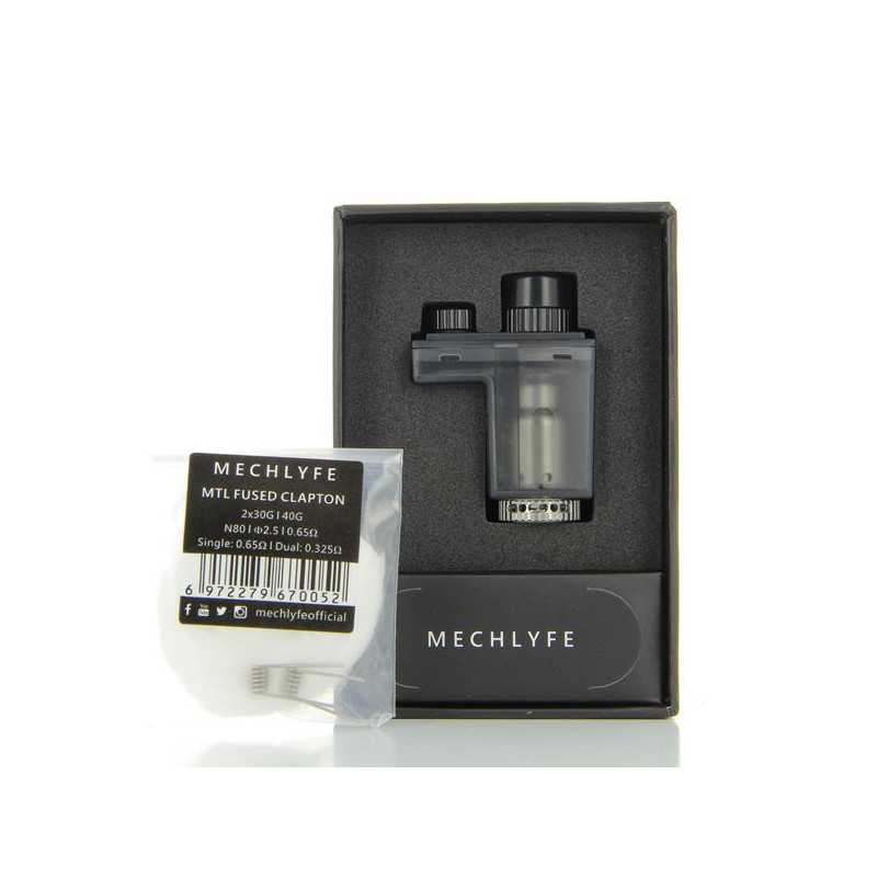 Ersatz-Pod + RBA - Ratel XS 5.5ml von MechLyfeLieferumfang: 1x Ersatz-Pod + RBA - Ratel XS 5.5ml von MechLyfeVersion: dual Coil RBAErsatzpod + RBA Einheit für den Ratel XS von MechlyfeVorgewickelter Coil + WickelwatteFüllmenge: 5.5 ml  8908Mechlyfe12,90 CHFsmoke-shop.ch12,90 CHF