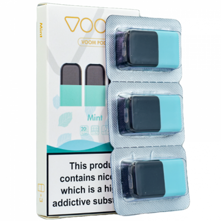 Voom Pod Salts - Mint 20 MG (3-er Pack) Voom Pod Salts - Mint 20 MG (3-er Pack)