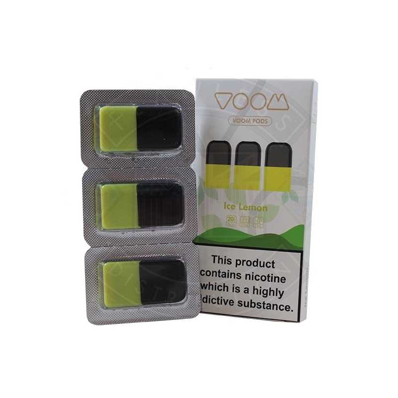 Voom Pod Salts - ICE Lemon 20 MG (3-er Pack) Voom Pod Salts - ICE Lemon 20 MG (3-er Pack)
