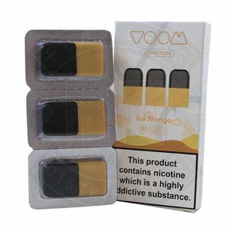 Voom Pod Salts - ICE Mango 20 MG (3-er Pack) Voom Pod Salts - ICE Mango 20 MG (3-er Pack)