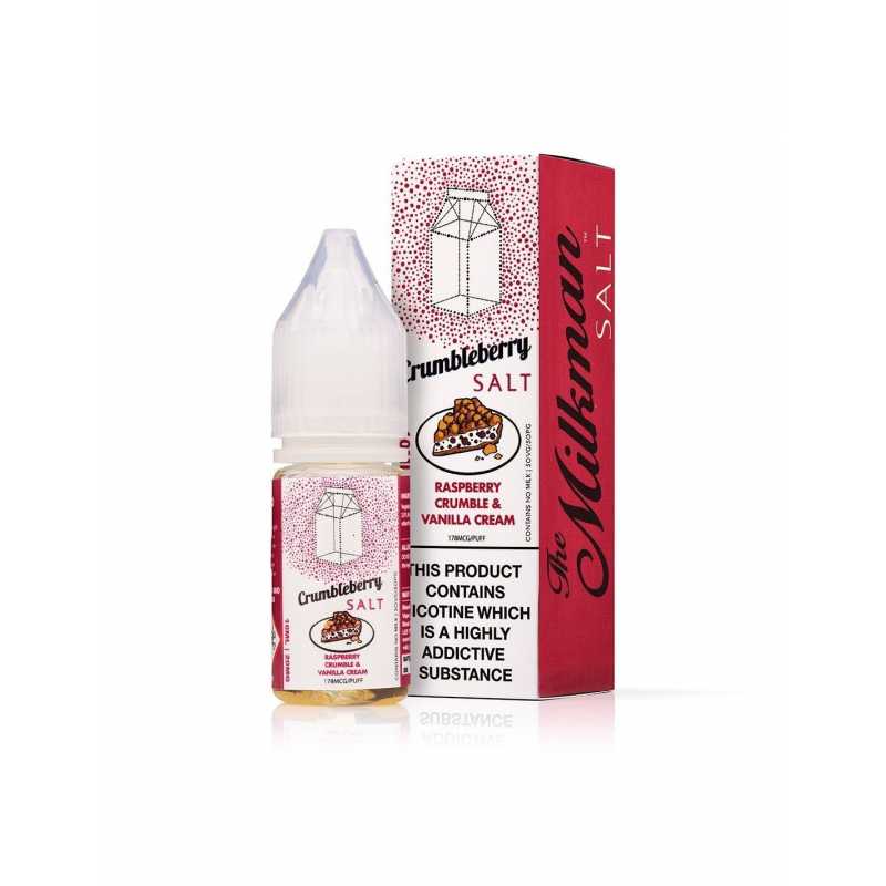 10 ml Crumbleberry - Raspberry Crumble & Vanilla Cream -20mg- The MilkmanCrumbleberry Nic Salt E-Liquid von The Milkman Salt ist eine Dessertmischung aus Crumbled Pie Kruste und süßen Himbeeren beim Einatmen, ergänzt durch eine cremige Milch Milch beim Ausatmen. Barista Brew Salt ist eine Reihe von Premium-Getränken und Desserts mit dem Thema Nikotinsalz E-Liquids. Barista Brew Co-Salz ist in einer 50%VG- und 50% PG-Mischung für die Verwendung mit Pod-Kits und Starter-Kits mit geringer Leistung formuliert. Jede Geschmacksrichtung wird in einer 10ml-Flasche geliefert und ist sowohl in 10mg als auch in 20mg NS-Stärke erhältlich. Sie sind vollständig TPD-beschwert und wurden von der MHRA UK getestet und für den Verkauf zugelassen. 10ml-Flaschen20mg NS-Stärken50 % VG / 50 % PGHergestellt in den USAKindersichere und manipulationssichere KappeZur Verwendung mit Pod-Kits und Basis-Starterkits9062The Milkman5,90 CHFsmoke-shop.ch5,90 CHF