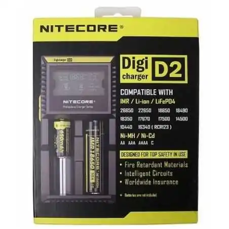 NITECORE Ladegerät Sysmax Charger D2 Li-Ionen Akkulader