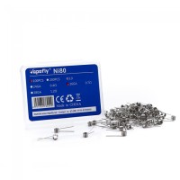 Prebuilt Coil Ni80 100 Stück by Vapefly vers. AuswahlLieferumfang: 100 Stück Prebuilt Coil Ni80 100 Stück by Vapefly vers. AuswahlDie Nickel80 (Ni80) Prebuilt Coils von VapeflyVapefly bringt vorgefertigte Coils für den Selbstwickler. Diese Coils sind aus Nickel80 (Ni80) gefertigt und mit einem Widerstand von 0.4 Ohm, 0.7 Ohm oder 1.2 Ohm erhältlich. So ist für jeden Bereich bestimmt etwas dabei.Die Beine der Coils sind jeweils parallel gestellt und können bei Bedarf auch gegenüberliegend gestellt werden. Ihr Innendurchmesser beträgt 3.0 mm.In einer Packung befinden sich 100 Stück vorgefertigte Coils. Damit sollte jeder Selbstwickler eine ganze Weile auskommen.Mit den Nickel80 Prebuilt Coils von Vapefly ist das Selberwickeln ganz einfach0.7 ohm 1.2 ohm0.4 ohm zur auswahl9213Vapefly8,90 CHFsmoke-shop.ch8,90 CHF