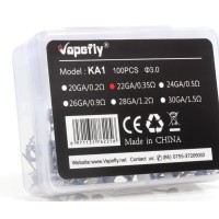 Prebuilt Coil KA1 - 100 Stück by Vapefly- 0.5 OhmLieferumfang: 100 Stück Prebuilt Coil KA1 - 100 Stück by Vapefly vers. AuswahlDie KA1 Prebuilt Coils von VapeflyVapefly bringt vorgefertigte Coils für den Selbstwickler. Diese Coils sind aus Kanthal (KA1) gefertigt und mit einem Widerstand von 0.5 Ohm,  erhältlich. So ist für jeden Bereich bestimmt etwas dabei.Die Beine der Coils sind jeweils parallel gestellt und können bei Bedarf auch gegenüberliegend gestellt werden. Ihr Innendurchmesser beträgt 3.0 mm.In einer Packung befinden sich 100 Stück vorgefertigte Coils. Damit sollte jeder Selbstwickler eine ganze Weile auskommen.0.5 ohm Auswahl9215Vapefly8,90 CHFsmoke-shop.ch8,90 CHF