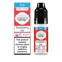 Dinner Lady Strawberry ICE l10ml E-liquid TPD2 3mg Nikotin