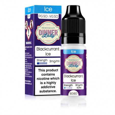 Dinner Lady Blackcurrant ICE 10ml E-liquid TPD2 3mg Nikotin Dinner Lady Blackcurrant ICE 10ml E-liquid TPD2 3mg Nikotin