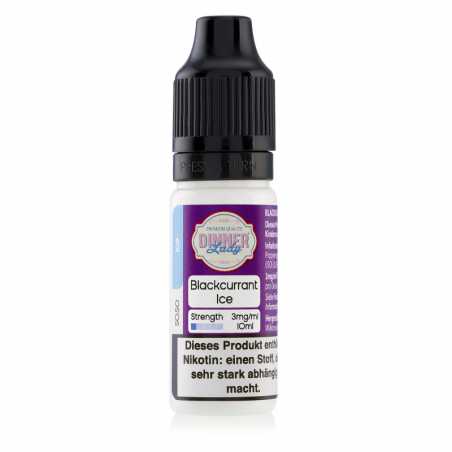 Dinner Lady Blackcurrant ICE 10ml E-liquid TPD2 3mg Nikotin Dinner Lady Blackcurrant ICE 10ml E-liquid TPD2 3mg Nikotin