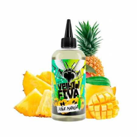 Pina Manga Yellow Fiva 200ml Shortfill Liquid by Joe's Juice Pina Manga Yellow Fiva 200ml Shortfill Liquid by Joe's Juice