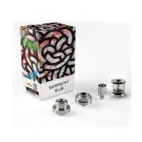 Wotofo Serpent Sub Tank Silber/SchwarzLieferumfang:1x Wotofo Serpent Sub Tank1x Ersatzcoil1x Ersatzglas1x ErsatzteilsetTechnische Details:22mm Durchmesser47,5mm Länge3,5ml TankvolumenBottom AirflowTopFillingPEEK IsulatorEdelstahl510er Anschluss 2949Wotofo 3,60 CHFsmoke-shop.ch3,60 CHF