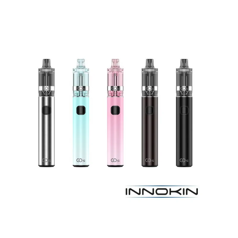 STARTER-SET GO S PEN - INNOKIN PodverdampferMit dem GO Kit begeistert Innokin alle, die sich ein unbeschwertes Dampferlebnis wünschen: Der Vape Pen im Röhrenformat konzentriert sich aufs Wesentliche und ist ganz auf Geschmack ausgerichtet.Er setzt sich aus einem 1500mAh Akku und einem 2ml Clearomizer zusammen, der weder Vorkenntnissen, noch besonderer Wartung bedarf.Der Clearomizer besteht aus einem Drip Tip (Mundstück) und einem 1.6 Ohm Verdampferkopf, der mit hohen Nikotingehalten und Nikotinsalzen benutzt werden kann. Es können Liquids mit einem maximalen VG-Gehalt von 50% verwendet werden. Der gesamte Clearomizer kann bei Bedarf günstig durch einen neuen ersetzt werden. Der GO S Pen liefert per Knopfdruck eine beständige Leistung von 13 Watt und bedarf keinerlei Einstellungen. Eine hervorragende eZigarette für Einsteiger!9668Innokin25,00 CHFsmoke-shop.ch25,00 CHF