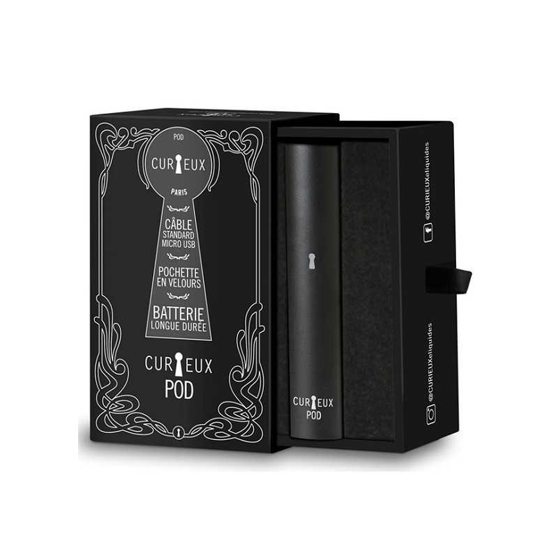 CURIEUX POD 380MAH - Schwarz - von CURIEUX (ohne Pods) CURIEUX POD 380MAH - Schwarz - von CURIEUX (ohne Pods)