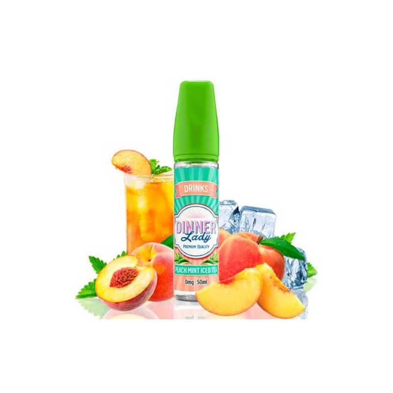 DINNER LADY DRINKS - PEACH MINT ICED TEA 0MG 50ML SHORTFILL DINNER LADY DRINKS - PEACH MINT ICED TEA 0MG 50ML SHORTFILL