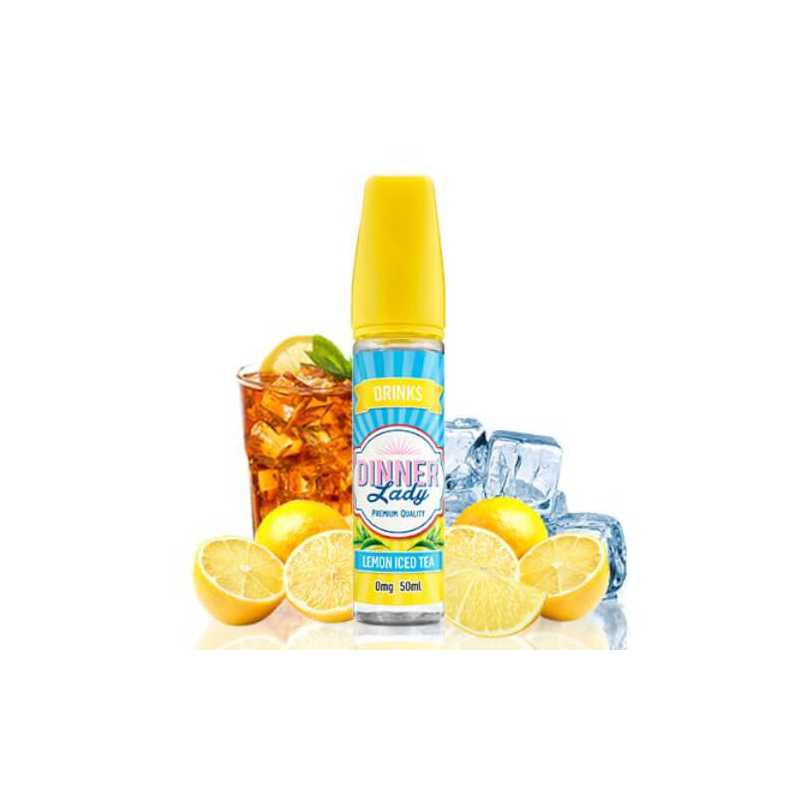 DINNER LADY DRINKS - LEMON ICED TEA 0MG 50ML SHORTFILL DINNER LADY DRINKS - LEMON ICED TEA 0MG 50ML SHORTFILL