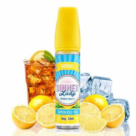 DINNER LADY DRINKS - LEMON ICED TEA 0MG 50ML SHORTFILL DINNER LADY DRINKS - LEMON ICED TEA 0MG 50ML SHORTFILL