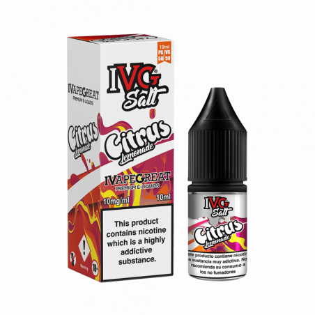 10ml I VG SALT 20 mg Citrus Lemonade 10ml I VG SALT 20 mg Citrus Lemonade