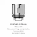 SMOK TFV9 0,15 Ohm V9 Mesh Heads Verdampferköpfe (5 Coils)