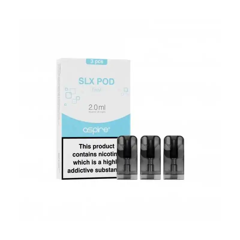 ASPIRE SLX POD FROST 20MG 2ML 3PACK Frost MentholDie Ersatzpods mit Aspire SLX Frost-Geschmack wurden für die Verwendung mit dem Aspire SLX Pod-Kit entwickelt. Ein frostiger Mentholbiss begrüßt Sie beim Einatmen, mit einem duftenden Eis zum Abschluss für einen ausgeprägten Geschmack.Die Aspire SLX Einweg-Ersatzpods haben ein Fassungsvermögen von 2 ml E-Flüssigkeit und enthalten 20 mg Salz-Nikotin, das von dem renommierten E-Flüssigkeitsmixologen Element stammt. Die SLX-Kartuschen enthalten eine 1,3-Ohm-Keramikspule mit eingebettetem Docht aus organischer Baumwolle, was zu einer langen Lebensdauer und einem verbesserten Geschmack führt.Enthält:3 x 2ml Aspire SLX Frost-Ersatzpatronen9799Aspire3,00 CHFsmoke-shop.ch3,00 CHF ASPIRE SLX POD FROST 20MG 2ML 3PACK Frost MentholDie Ersatzpods mit Aspire SLX Frost-Geschmack wurden für die Verwendung mit dem Aspire SLX Pod-Kit entwickelt. Ein frostiger Mentholbiss begrüßt Sie beim Einatmen, mit einem duftenden Eis zum Abschluss für einen ausgeprägten Geschmack.Die Aspire SLX Einweg-Ersatzpods haben ein Fassungsvermögen von 2 ml E-Flüssigkeit und enthalten 20 mg Salz-Nikotin, das von dem renommierten E-Flüssigkeitsmixologen Element stammt. Die SLX-Kartuschen enthalten eine 1,3-Ohm-Keramikspule mit eingebettetem Docht aus organischer Baumwolle, was zu einer langen Lebensdauer und einem verbesserten Geschmack führt.Enthält:3 x 2ml Aspire SLX Frost-Ersatzpatronen9799Aspire3,00 CHFsmoke-shop.ch3,00 CHF