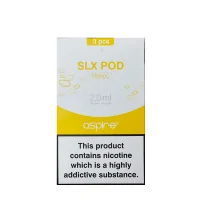 Aspire SLX Pod Mango 20mg 2ml 3packDie Ersatzpods mit Mango-Geschmack des Aspire SLX wurden für die Verwendung mit dem Aspire SLX Pod-Kit entwickelt. Eine reif schmeckende Mango ist durchgehend konsistent, für ein tropisches Fruchtaroma mit einem süßen Geschmack.Die Aspire SLX Einweg-Ersatzpods haben ein Fassungsvermögen von 2 ml E-Flüssigkeit und enthalten 20 mg Salz-Nikotin, das von dem renommierten E-Flüssigkeits-Mixologen Element stammt. Die SLX-Kartuschen enthalten eine 1,3-Ohm-Keramikspule mit eingebettetem Docht aus organischer Baumwolle, was zu einer langen Lebensdauer und einem verbesserten Geschmack führt.Enthält:3 x 2ml Aspire SLX Mango-Ersatzpatronen9801Aspire3,00 CHFsmoke-shop.ch3,00 CHF Aspire SLX Pod Mango 20mg 2ml 3packDie Ersatzpods mit Mango-Geschmack des Aspire SLX wurden für die Verwendung mit dem Aspire SLX Pod-Kit entwickelt. Eine reif schmeckende Mango ist durchgehend konsistent, für ein tropisches Fruchtaroma mit einem süßen Geschmack.Die Aspire SLX Einweg-Ersatzpods haben ein Fassungsvermögen von 2 ml E-Flüssigkeit und enthalten 20 mg Salz-Nikotin, das von dem renommierten E-Flüssigkeits-Mixologen Element stammt. Die SLX-Kartuschen enthalten eine 1,3-Ohm-Keramikspule mit eingebettetem Docht aus organischer Baumwolle, was zu einer langen Lebensdauer und einem verbesserten Geschmack führt.Enthält:3 x 2ml Aspire SLX Mango-Ersatzpatronen9801Aspire3,00 CHFsmoke-shop.ch3,00 CHF