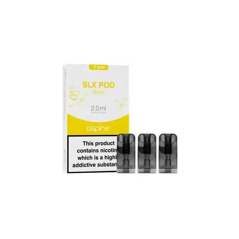Aspire SLX Pod Mango 20mg 2ml 3packDie Ersatzpods mit Mango-Geschmack des Aspire SLX wurden für die Verwendung mit dem Aspire SLX Pod-Kit entwickelt. Eine reif schmeckende Mango ist durchgehend konsistent, für ein tropisches Fruchtaroma mit einem süßen Geschmack.Die Aspire SLX Einweg-Ersatzpods haben ein Fassungsvermögen von 2 ml E-Flüssigkeit und enthalten 20 mg Salz-Nikotin, das von dem renommierten E-Flüssigkeits-Mixologen Element stammt. Die SLX-Kartuschen enthalten eine 1,3-Ohm-Keramikspule mit eingebettetem Docht aus organischer Baumwolle, was zu einer langen Lebensdauer und einem verbesserten Geschmack führt.Enthält:3 x 2ml Aspire SLX Mango-Ersatzpatronen9801Aspire3,00 CHFsmoke-shop.ch3,00 CHF Aspire SLX Pod Mango 20mg 2ml 3packDie Ersatzpods mit Mango-Geschmack des Aspire SLX wurden für die Verwendung mit dem Aspire SLX Pod-Kit entwickelt. Eine reif schmeckende Mango ist durchgehend konsistent, für ein tropisches Fruchtaroma mit einem süßen Geschmack.Die Aspire SLX Einweg-Ersatzpods haben ein Fassungsvermögen von 2 ml E-Flüssigkeit und enthalten 20 mg Salz-Nikotin, das von dem renommierten E-Flüssigkeits-Mixologen Element stammt. Die SLX-Kartuschen enthalten eine 1,3-Ohm-Keramikspule mit eingebettetem Docht aus organischer Baumwolle, was zu einer langen Lebensdauer und einem verbesserten Geschmack führt.Enthält:3 x 2ml Aspire SLX Mango-Ersatzpatronen9801Aspire3,00 CHFsmoke-shop.ch3,00 CHF
