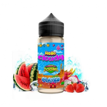 Player 0mg 200ml - Hello Cloudy - Wassemelone Himbeer Drachenfrucht Player 0mg 200ml - Hello Cloudy - Wassemelone Himbeer Drachenfrucht