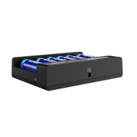 Xtar MC6C Ladegerät für Li-Ionen Akkus mit LCD-Display (USB Anschluss)Lieferumfang:&nbsp;Ladegerät XTAR MC6C, 1 x USB Kabel USB A auf DC, Anleitung in Deutsch und weiteren SprachenDer MC6C kann bis zu sechs Li-Ionen-Akkus gleichzeitig laden und ist mit vielen gängigen Akkugrößen kompatibel, Größen von 33mm Länge und 10mm Durchmesser bis 71mm Länge und 32mm Durchmesser. Li-Ion Akkus IMR, INR, ICR (Nominal 3,6V-3,7V) bis 4,20V Ladespannung.Die dynamische Anpassung des Ladestroms reduziert die Ladeströme entsprechend der aktuellen verfügbaren Leistung ihrer Stromversorgung.10440 / 14500 / 14650 / 16340 / 16650 / 17500 / 17650 / 17670 / 18350 / 18490 / 18500 / 18650 / 18700 / 20700 / 21700 / 26500 / 26650 / 32650Folgende Akkus können nur im Schacht 1,2,5,6 gleichzeitig geladen werden: 20700 / 21700Folgende Akkus können nur im Schacht 1 und Schacht 6&nbsp;geladen werden: 22650 / 26650, 26700Folgende Akkus können nur mit Flachen Pluspol im Schacht 1 und Schacht 6 geladen werden: 326509852Xtar Charger30,00&nbsp;CHFsmoke-shop.ch30,00&nbsp;CHF