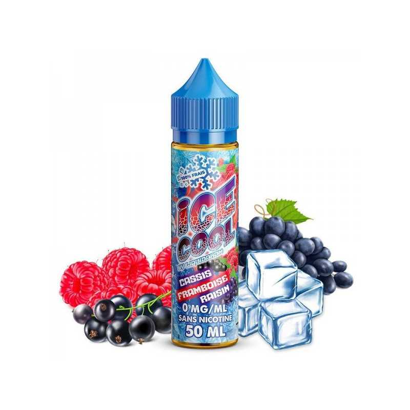 CASSIS FRAMBOISE RAISIN ICE COOL BY LIQUIDAROM 50ML 00MG CASSIS FRAMBOISE RAISIN ICE COOL BY LIQUIDAROM 50ML 00MG