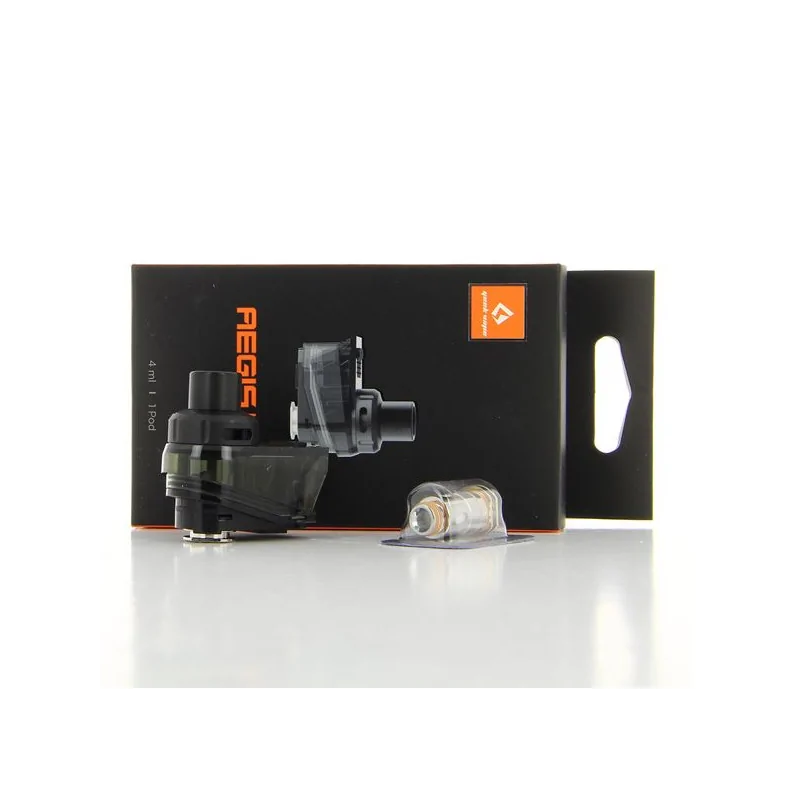GeekVape Aegis Hero 45 4ml Pod (1er Pack) + 2 CoilsLieferumfang1 x GeekVape Aegis 45 4ml Pod Tank1 x Boost Formula Verdampferkopf 0,4 Ohm (vorinstalliert)1 x Boost Formlua Verdampferkopf 0,6 OhmFür das GeekVape Aegis 45 Podsystem dürfen natürlich Ersatzpods nicht fehlen. Zum Nachfüllen wird einfach das Topfilling-System benutzt. Auf ein Abnehmen des Pods vom Akkuträger kann dabei verzichtet werden. Die verarbeitete Airflow-Control versichert eine stufenlose Einstellung des Luftwiderstands Technische DatenFüllvolumen 4mlBefüllung: TopfillAirflow: Top AirflowAnschluss: 510er PinCoil: Boost Formula G (B Serie) 9885geekvape14,00 CHFsmoke-shop.ch14,00 CHF