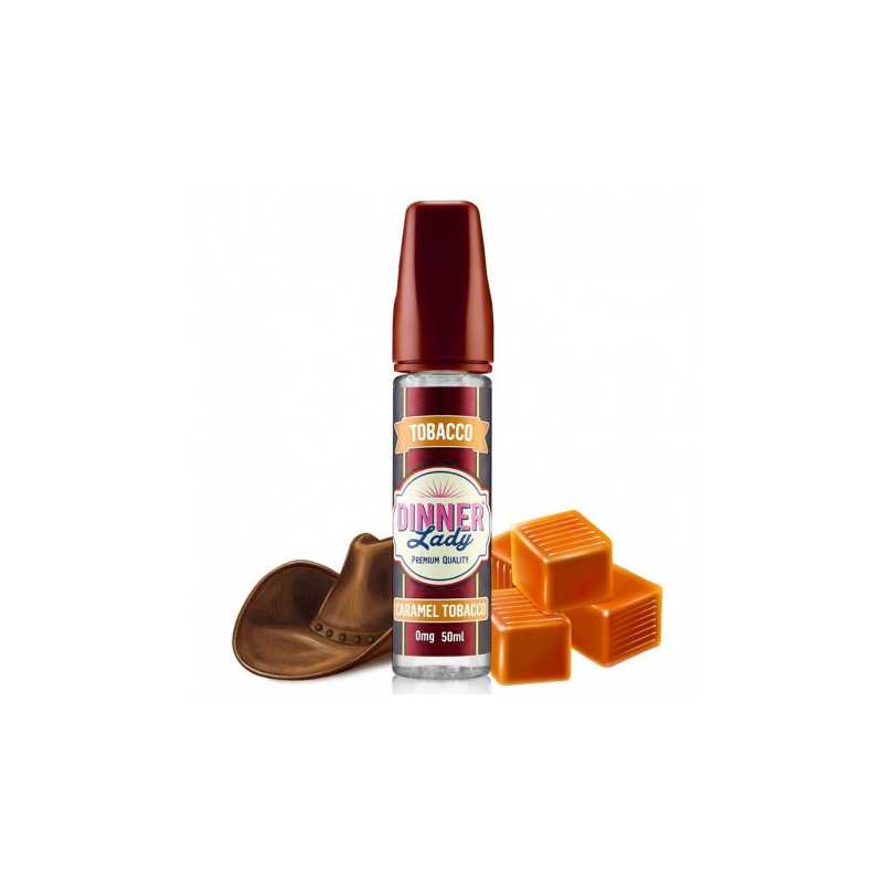 Caramel Tobacco 0mg 50 ml - Dinner Lady - shortfill Caramel Tobacco 0mg 50 ml - Dinner Lady - shortfill