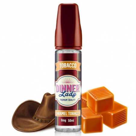Caramel Tobacco 0mg 50 ml - Dinner Lady - shortfill Caramel Tobacco 0mg 50 ml - Dinner Lady - shortfill