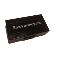 Smoke-Shop Aufbewahrungsbox 2x 18650 Akkus schwarz