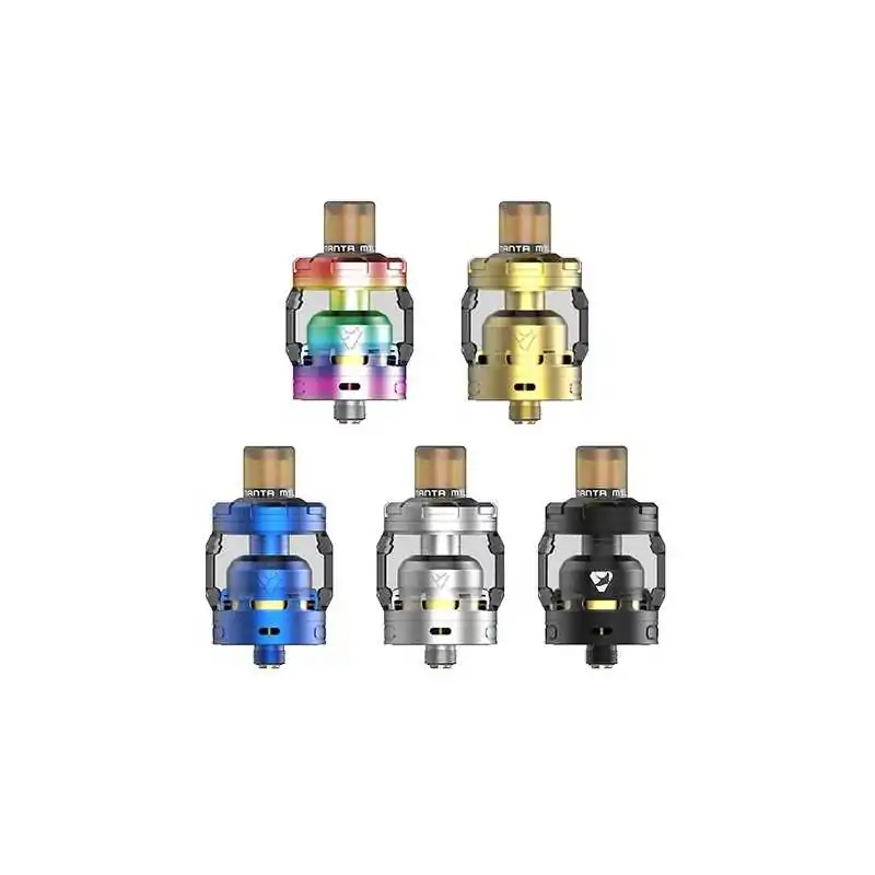 Manta MTL RTA von Advken (Selbstwickelverdampfer)Lieferumfang 1 x Manta MTL RTA1 x Reinigungstuch1 x Ersatzglas1 x Alien Schraubendreher1 x Zubehörtasche Der zur Manta Familie gehörige Manta MTL RTA aus dem Hause Advken präsentiert sich im aufwendig schönen Design mit perfekt gesetzten Details, welche nicht nur ein optisches sindern auch schützendes Highlight bieten.6162Advken Vape15,40 CHFsmoke-shop.ch15,40 CHF