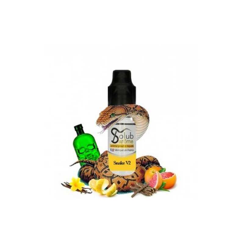 Snake 2- 10ml - Solubarome (DIY)Aroma Konzentrat Snake 2  (10ml) - SOLUBAROMEMischung aus Absinth, Lakritze, Zitronenschale, Vanille und Pampelmuse.Verkauf in 10ml-Flasche mit Tropfverschluss.Aroma zum selbermischen (niemals pur dampfen)2975SolubArome - Premium Aromen aus Frankreich1,50 CHFsmoke-shop.ch1,50 CHF